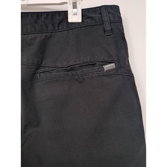 Volcom Corpo Class Chino Shorts Men Size 34 Twill Casual Skater Streetwear Surf - Picture 7 of 12